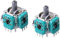 GANPUB 2Pcs Blue 2 x For Xbox One Controller 3D Analog Joystick Axis Sensor Module Rocker Replacement,Controllers