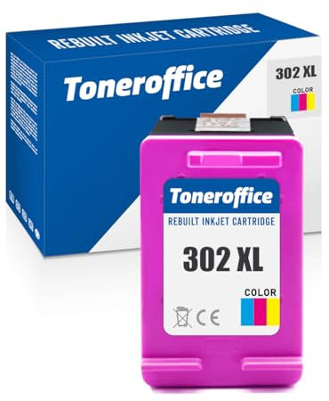 302 Druckerpatrone XL für HP 302 XL Druckerpatronen Color Farbe Kompatibel F6U67AE (ca. 330 Seiten)