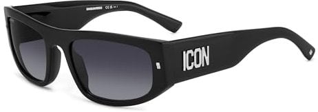 DSQUARED2 Herren Icon 0016/S Sonnenbrille, schwarz, 57