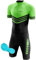Triathlon Anzug Herren - Einteiliges Radtrikot - Trisuit Einteiler – Triathlonanzug - Triathlon Einteiler Kurz - 3Taschen für Wettkampf Run, Cycle, Swim,Herren Fahrradbekleidung Set (9,XL)