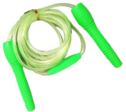 Verdant Touch Corda per saltare incandescente per adulti, bambini e bambini, corda per saltare regolabile che si illumina al buio, verde