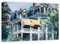 LZ6J8C9 Edward Hopper Bilder-impressionismus bilder leinwand-Kunstdruck Poster Edward Hopper-Das Mansardendach-Druck auf Leinwand-Wandbilder Wohnzimmer Deko 50X75cm(20x30) Innenrahmen