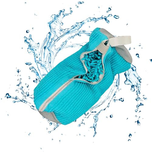 YongSral 2 Pcs Sac Lavage Chaussures Machine à Laver, Sac de Lavage de Chaussures, Filet Chaussure Machine à Laver, Sac a Chaussures Machine a Laver,Shoe Cleaning Bag pour Tous Types Chaussures(Bleu)