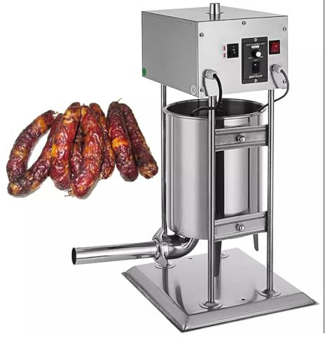 Commercial Stainless Steel Electric Sausage Stuffer Machine - 30L Sausage Filling Maker for Commercial Use