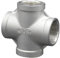 RAMBEX 1/8 1/4 3/8 1/2 3/4 1 2 3 Femmina Croce 4 Vie Splitter 304 Acciaio Inox Raccordo Tubo Connettore Accoppiatore(1/4)