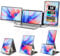 ROYY Laptop Screen Extender Monitor - 16 Triple Portable Monitor FHD 1920x1200P IPS 235° Rotation Detachable Screen Design Extra Compatible with Mac Wins Dex Chrome Fits 13-17 Laptops
