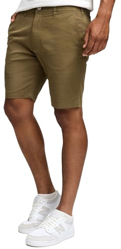 Indicode Kurze Hosen Herren - Laulax - Chino Shorts für Männer aus Baumwolle - Sommer Freizeithose mit Taschen - Sportlich eleganter Look - Regular Fit - Bequemes Material mit Stretch