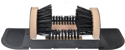 Boot Scrubber Shoe Scraper Cleaning Brush Boots Shoe Cleaning Scrubbing Brush Floor Mounted Shoe Cleaning Brush Shoe Brush Ideal for Garden Workshop or Construction Site