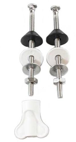 Bottom Fix Toilet Seat Non-Slip Fittings 72mm Replacement Parts
