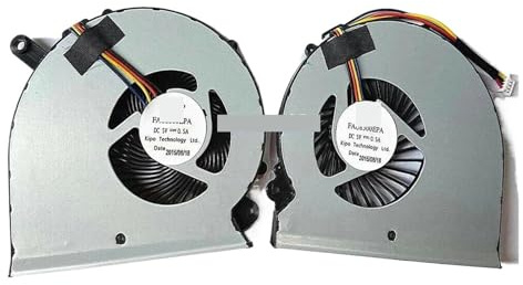 HYFOZAE PCC-Radiator-Kühler OEM für Gigabyte für AERO 14 15 15W 15X RP64W RP64 P64 RP65W PR65 V7 V8 X9 Y9 PC(CPU GPU Fan)