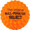 Select Sport Ball Punktur Massageball Orange 2er-Set Umfang 28 cm