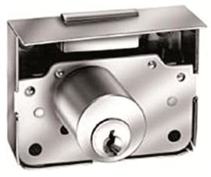 SERRATURA CASSETTO MERONI DA APPLICARE A CILINDRO PER CASSETTO MM 45 COLORE ORO