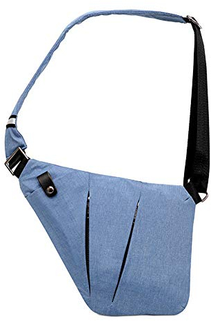 Ovecat Unisex Anti Theft Sash Sling Crossbody Bag