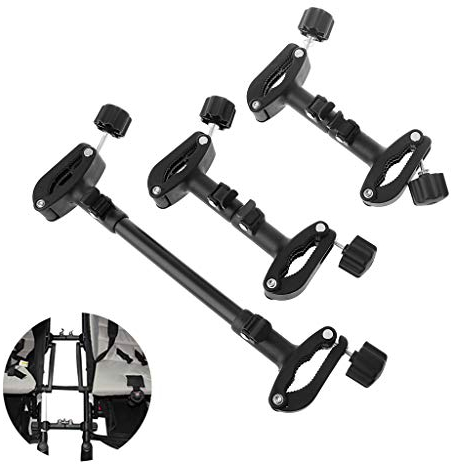 Yanhonin 3 Stück Universal-Kinderwagen-Anschluss für Baby-Korb, Verbindungsstück, Länge verstellbar, Verbindungsadapter für Kinderwagen