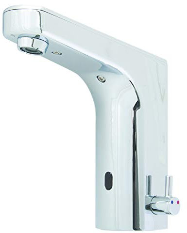 Speakman SF-8802 Sensorflo - Grifo Mezclador de Baño con Sensor para Lavabo, Llave de Agua (Accionado por CA, Cromo Pulido)