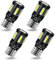 AGLINT 194 LED Bulbs CANBUS Error Free T10 W5W 501 168 2825 10SMD Super Bright 12V Replacement Bulb for Car Interior Dome Map Trunk Courtesy Door Number Plate Lights 6500K White 4Pcs