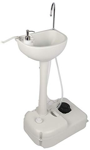 Bonnlo Portable Camping Sink -17L Water Capacity Wash Hand Basin for Outdoor Events, Gatherings, Worksite & Camping