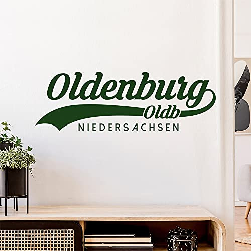 Oldenburg Niedersachsen Wandtattoo Wandaufkleber Wall Sticker - Dekoration, Küche, Wohnzimmer, Schlafzimmer, Badezimmer