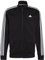 adidas Uomo Essentials Warm-Up 3-Stripes Track Jacket, Black / White, M