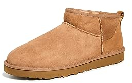 UGG Herren Klassische Ultra-Mini-Hausschuhe, Braun, 43 EU