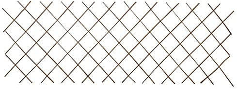 Tidyard 5 STK. Weidenzaun Ausziehbare Weiden-Spalier Rankhilfe Sichtschutz Gitter Zaun Gartenzaun Bohlenzaun für Garten, Balkon und Terrasse Weide 180x90 cm