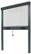 Zanzariera a Rullo in alluminio, Grigio antracite - L150 x A230cm, anti Insetti, Riducibile per finestra, Avvolgimento Verticale