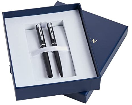 Waterman Allure Pen Set - Solid Black