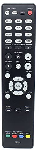 RC-1184 Fernbedienung Ersatz für Denon AV Receiver AVR-X3000