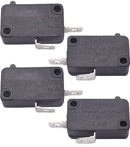 TEAMWILL 4PCS Micro Switch for Air Fryer XL Power XL Vortex Air Fryer KW7-0 16A 125V