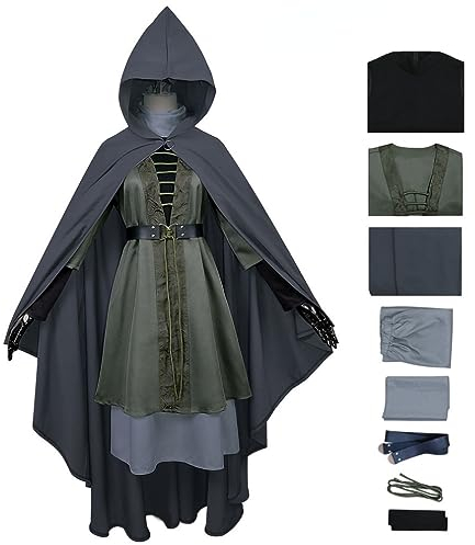 Bokerom Anime Elden Ring Melina Cosplay Outfit Halloween Kostüm Party Rollenspiel Uniform Full Set (Suit,XXXL)