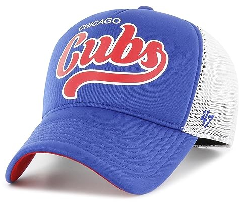 '47 Brand Mesh Trucker Cap - Foam Script Chicago Cubs