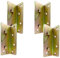 4 PCS Heavy Duty Bed Rail Brackets,Bed Hinges Sets,Bed Frame Fasteners
