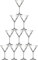 Cristal D'arques Martini Cocktail Glasses - Set of 10 - Height 18.8 x Width 12cm, 300ml