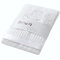 Booulfi Zelluläre Decken, Baby-Schal, Satin-Bordüre, Segen, Baby-Engel-Stickerei, personalisierbar, weiß, Taufe, Babygeschenk, Neugeborene, Unisex, 91,4 x 127,7 cm