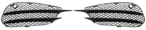 Oikabio Für - W205 C- C180 C200 C260 2015–2018 Set L+R Frontstoßstange Nebelscheinwerfer Gitter Einsatz Bar Abdeckung