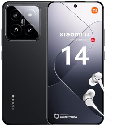 Xiaomi 14 Smartphone - 12GB RAM+512GB ROM - Black (UK Version and 2 Year Warranty)