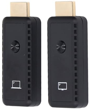 Drahtloser HDMI-Sender und -Empfänger, 5-GHz-Wireless-HDMI-Extender 4K-unterstützt, Wireless-HDMI-Adapter Zum Streamen von Video und Audio auf den