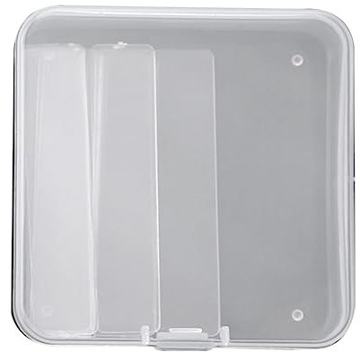 CRILSTYLEO Displaybox Für Künstliche Nägel Aufbewahrungsbox Für Nagelspitzen Transparentes Etui Für Künstliche Nägel Organizer Für Nagelkunstspitzen Stabile Vitrine Für Nagel-tipps