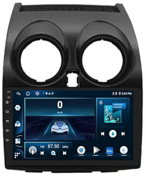 Android 13 2 DIN Car Radio Stereo para Nissan Qashqai 1 J10 2006-2013 9 Pulgadas Autoradio con WiFi GPS Rear View Camera RDS FM BT DVR SWC Ventilador de refrigeración(2+32G)