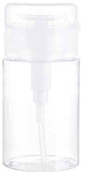 Push Down Dispenser Fliped Top Caps Refillable Empty Bottle Clear Lockable Travel Cosmetic Packaging Empty Bottle