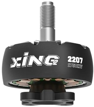 XING2 2207 2750KV/1750KV 4-6S Bürstenloser Motor mit 5mm Welle 5 Zoll Propeller passend for Nazgul F5 FPV Drohne(1pcs 1750KV)