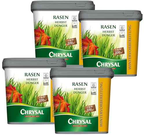 Chrysal Herbstrasendünger 20 kg - Herbst Rasendünger für 800 m²