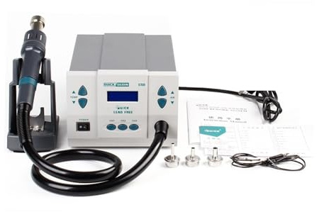 1000W 861DW Heat Gun Lead-Free Hot Air Welding Station Hairdryer Soldering Rework for Beginners DIY Use(Ac220)