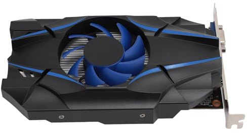 Denash GT1030 2GD5 Grafikkarte, 2 GB 64bit PCI Express 2.0 16X HD Multimedia VGA Gaming Grafikkarte mit Lüfter, für Desktop-PC, Arbeit, Filme, Videos