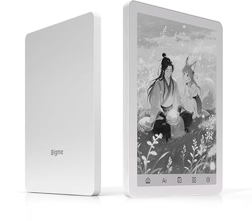 Bigme B6 6-Zoll-E-Paper-Tablet, Mini-E-Book-Reader, Android 14 mit 4 GB + 64 GB Speicher, weiß