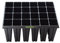 GREEN24 Baumschulen Platte Topfplatte Anzuchtplatte QP 24T16 BTP mit 24 Pflanztöpfen für Gehölze, Koniferen, Tiefwurzler, Platte 28x36cm (24 eckíge Töpfe BxLxH 55x60x160 mm)