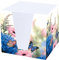 RNKVERLAG 46735 - Notizklotz Hortensien mit 900 Blatt, 92 x 92 x 92 mm, 1 Stück