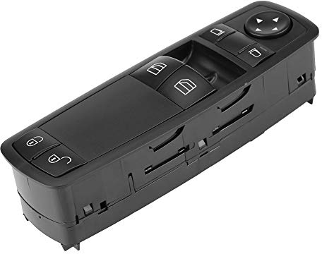 Akozon Hauptfensterschalter Power Hauptfensterspiegelheber Steuertaste für W169 B W245 ML W164 R W251 GL X164