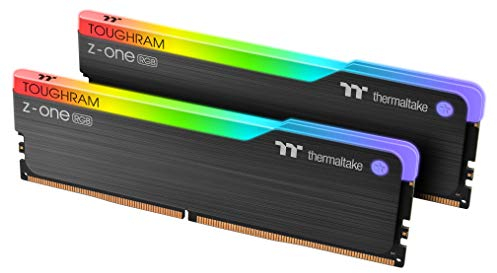 Thermaltake Toughram Z-ONE RGB DDR4 3600 MHz 16 GB (2 x 8 GB) 16,8 Millionen Farben RGB Alexa/Razer Chroma/5 V Motherboard Syncable RGB Speicher R019D408GX2-3600C18A, Schwarz