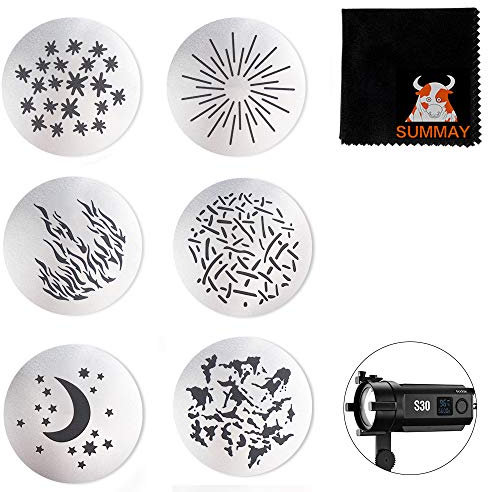 GODOX S30 Farbfilter SA09-001 GOBO Set für Godox S30 LED Fokussierleuchte (SA09-01)